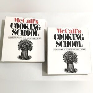 Vintage McCall’s Cooking School Step-By-Step Directions